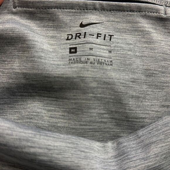 Nike Women's Gray Nike One Tight Dri-Fit Mid Rise Performance Leggings Size Medi - Picture 5 of 5